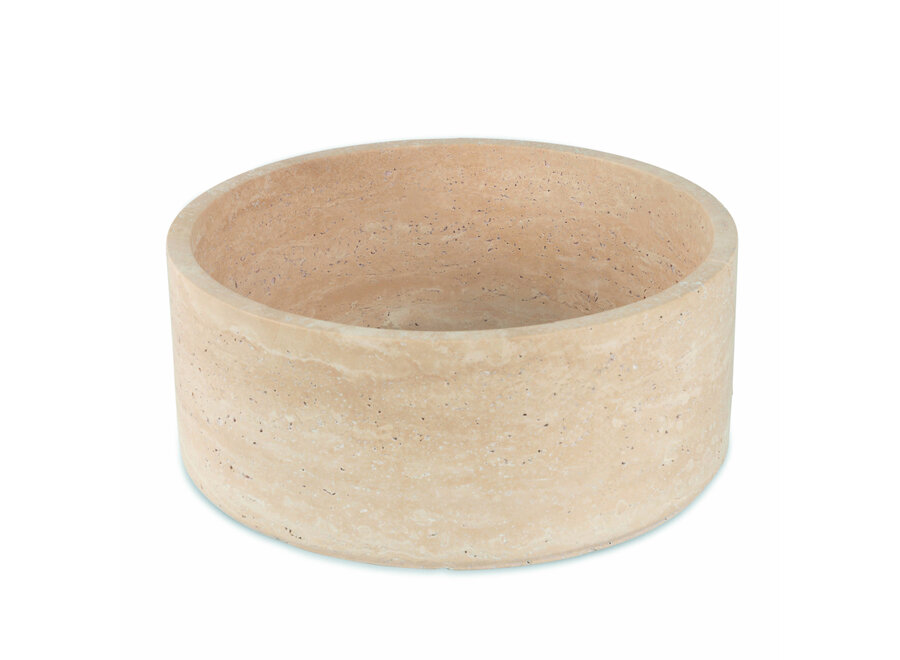 Fruit bowl Trevor - Travertine
