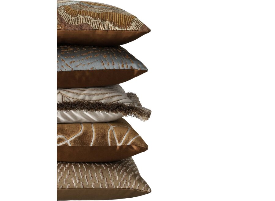 Decorative cushion Britney Dark Gold