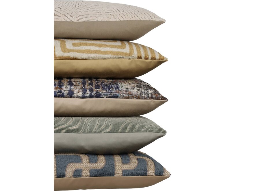 Decorative cushion Quatier - Mint/Blue