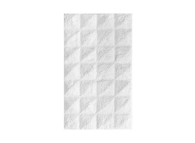 Badmat 'Diamonds' - White