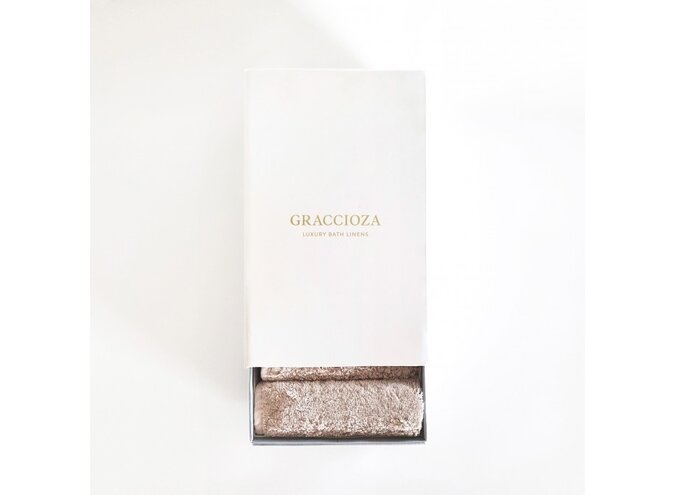 Guest towels 'Egoist' - Set of 5 - Fog