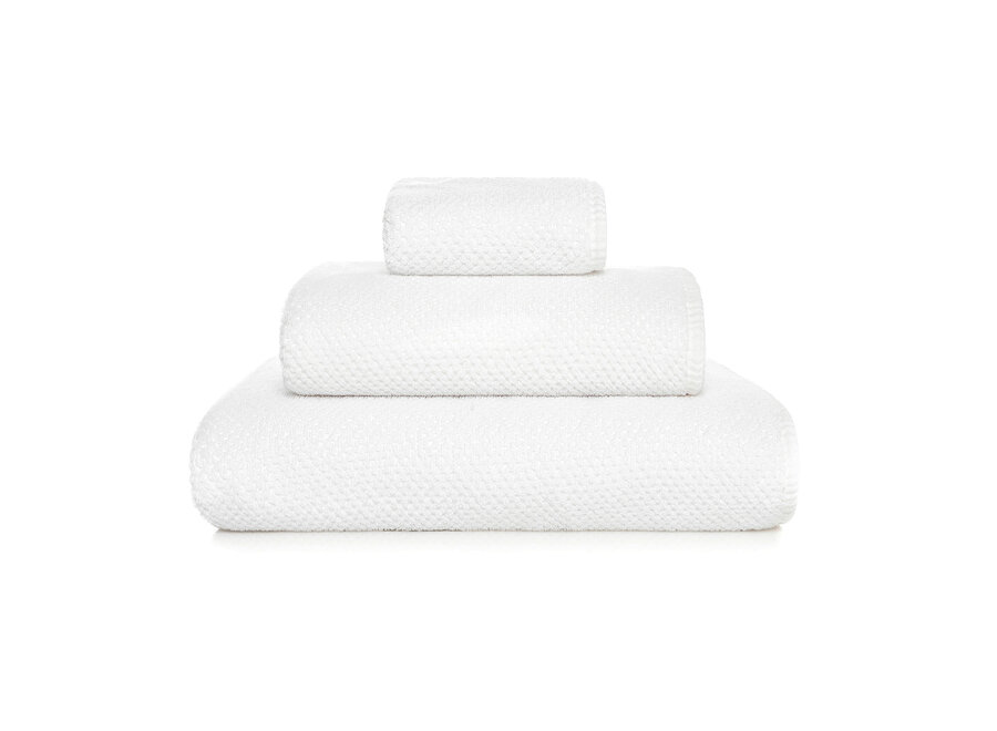 Gastendoekjes 'Bee Waffle' - Set of 5 - White