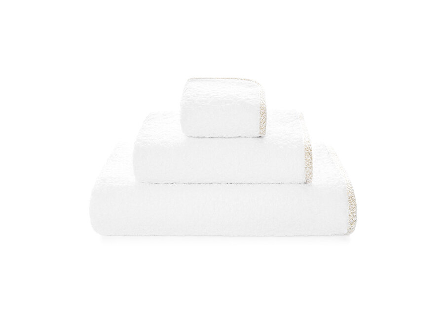 Towel 'Parson' - White/Gold