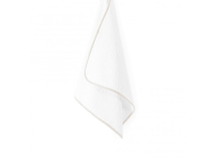 Handdoek 'Parson' - White/Gold