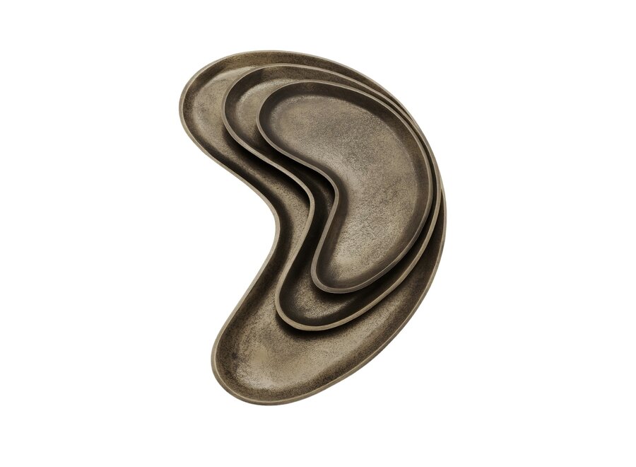 Tablett 'Ellan' - Antique Brass