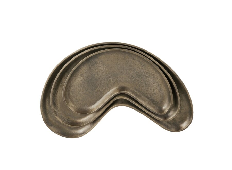 Plateau 'Ellan' - Antique Brass