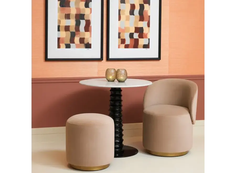 Hocker 'Greer' - Savona camel