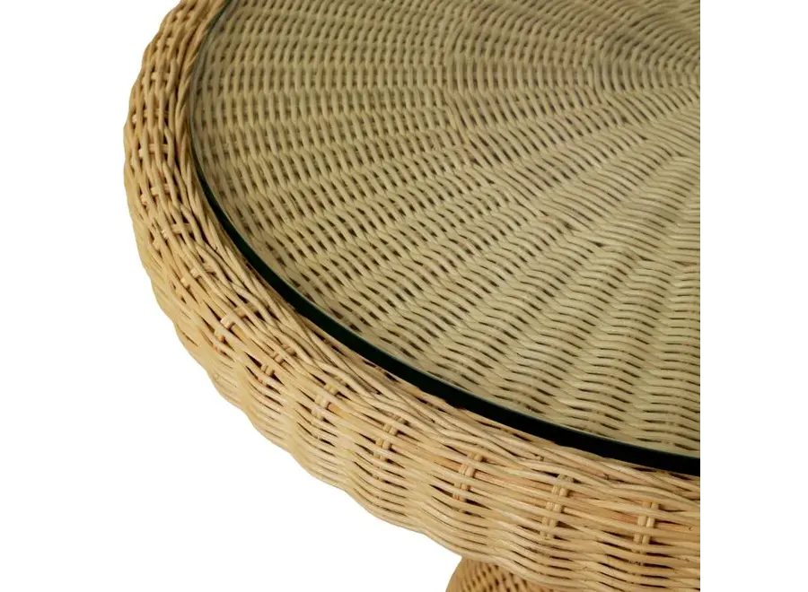 Eettafel 'Tiago' - Natural rattan