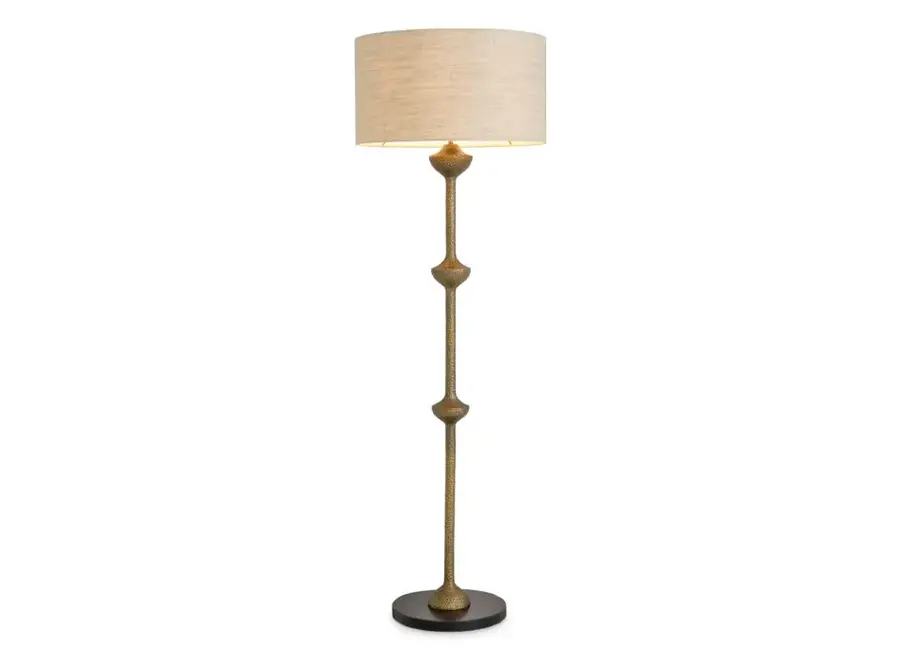 Lampadaire Lucente - Vintage brass finish