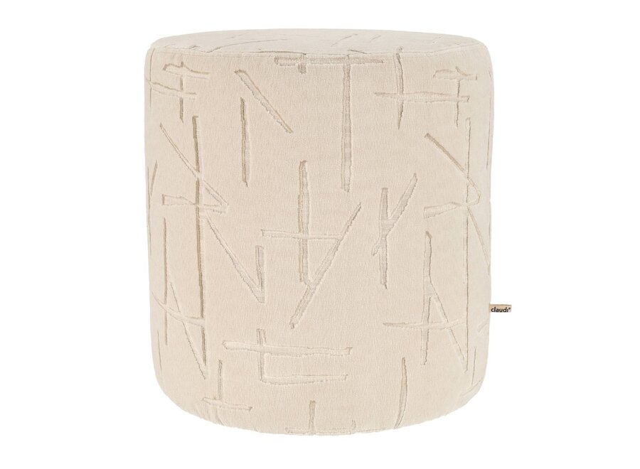 Pouf Delano Off White