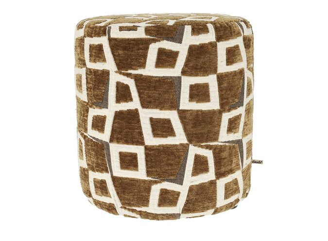 Pouf Geollis Dark Gold