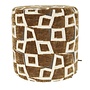 Pouf Geollis Dark Gold