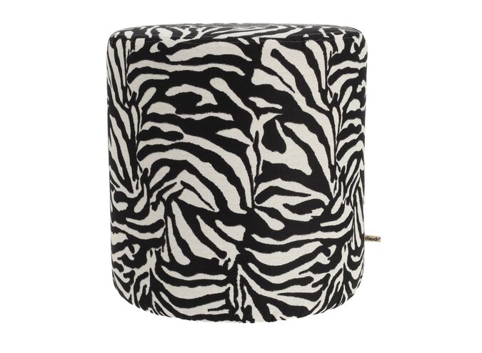 Pouf Zebby Black/White