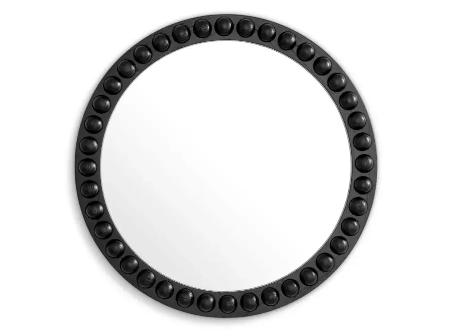 Miroir 'Kenton' - Round - Classic black finish