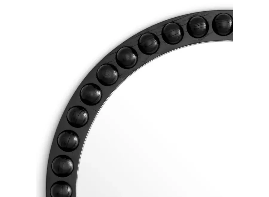 Miroir 'Kenton' - Round - Classic black finish