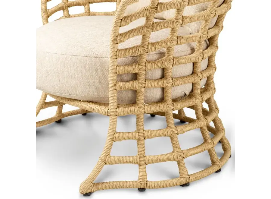 Fauteuil 'Paxton '  - Outdoor - carron sand