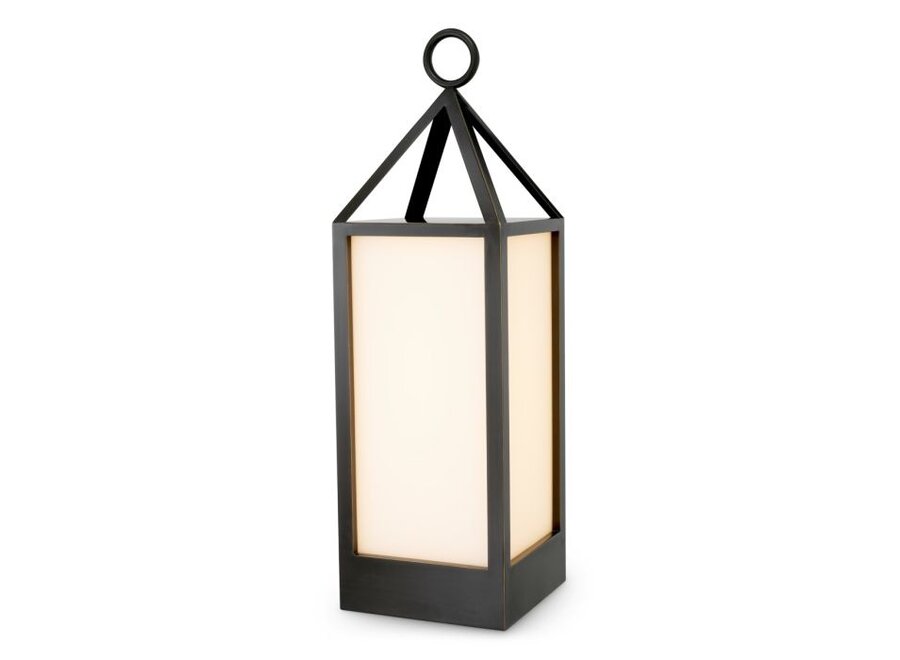 Outdoor Table Lamp Riserva - L - Bronze highlight finish