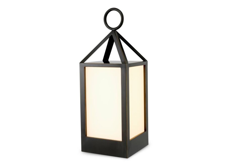 Outdoor Table Lamp Riserva - S - Bronze highlight finish