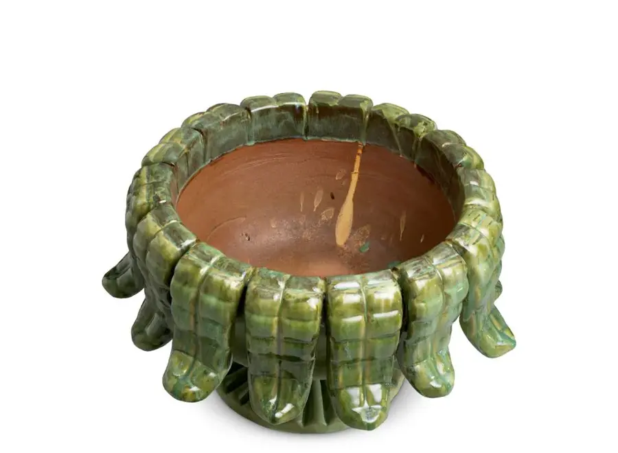 Jardinière 'Grantham' - Outdoor - Green finish