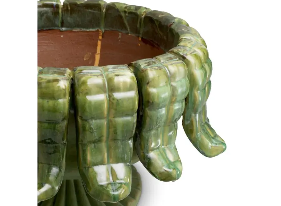 Planter 'Grantham' - Outdoor - Green finish