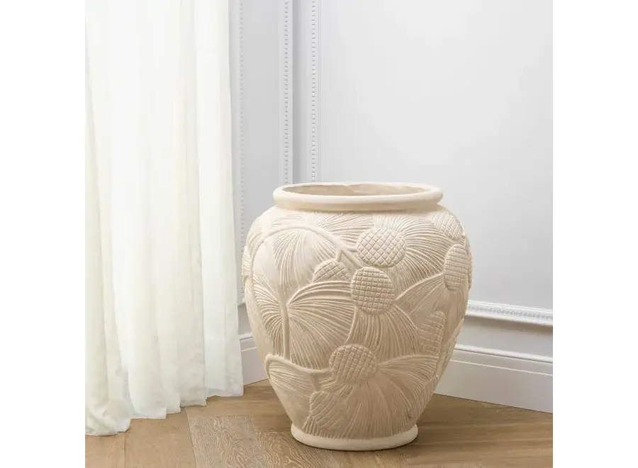 Jardinière 'Stanmore' - Outdoor  - Cream