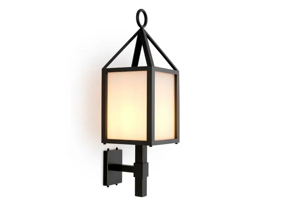 Outdoor Wall Lamp Riserva - Bronze highlight finish