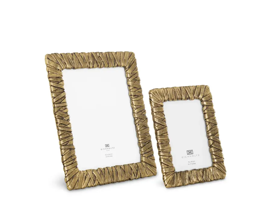 Fotorahmen 'Chriswick ' - set of 2 - Antique brass finish