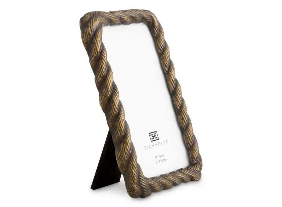 Photo frame 'Corwyn' - set of 2 - Antique brass finish
