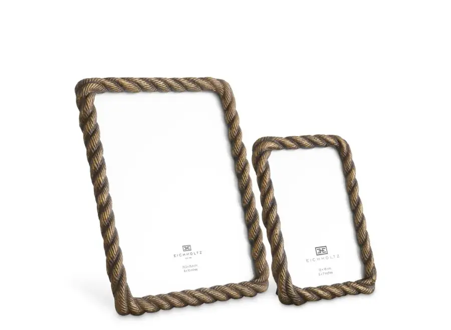 Fotolijst 'Corwyn' - set of 2 - Antique brass finish