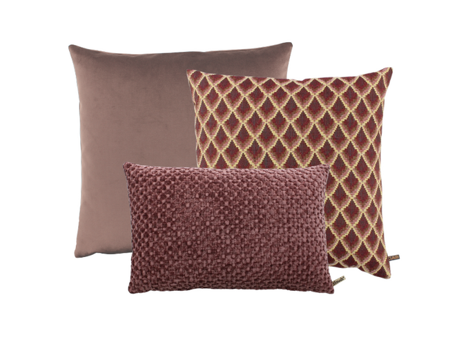 Combinaison de coussins Ash Rose: Besaya, Astrid & Heppy