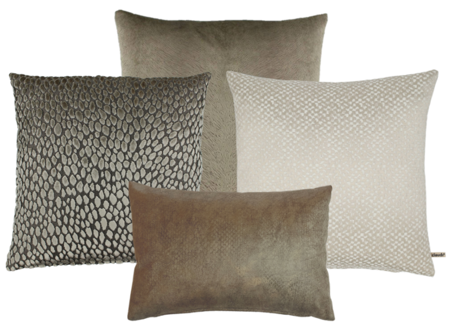 Cushion combination Brown: Perla, Speranza, Annalies & Hagir