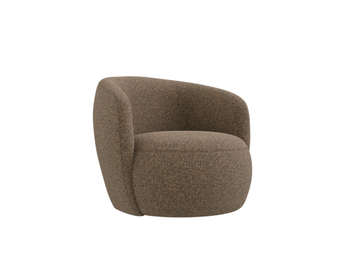 Swivel armchair 'Axona' - Brown