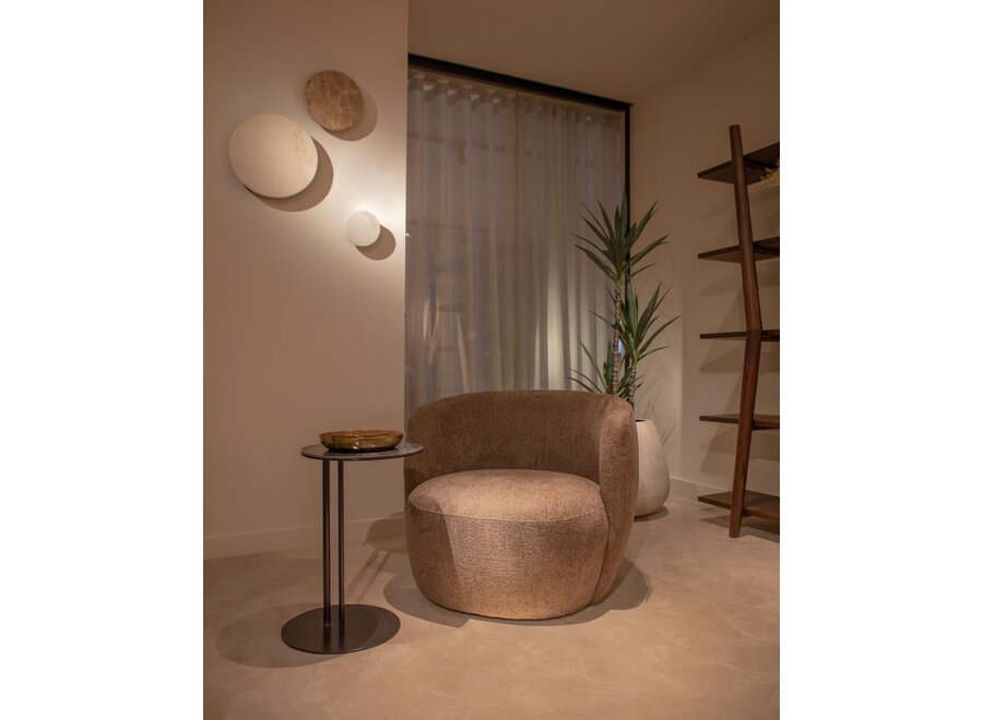 One seater swivel 'Axona' - Brown