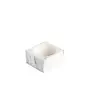 Small square dish - White
