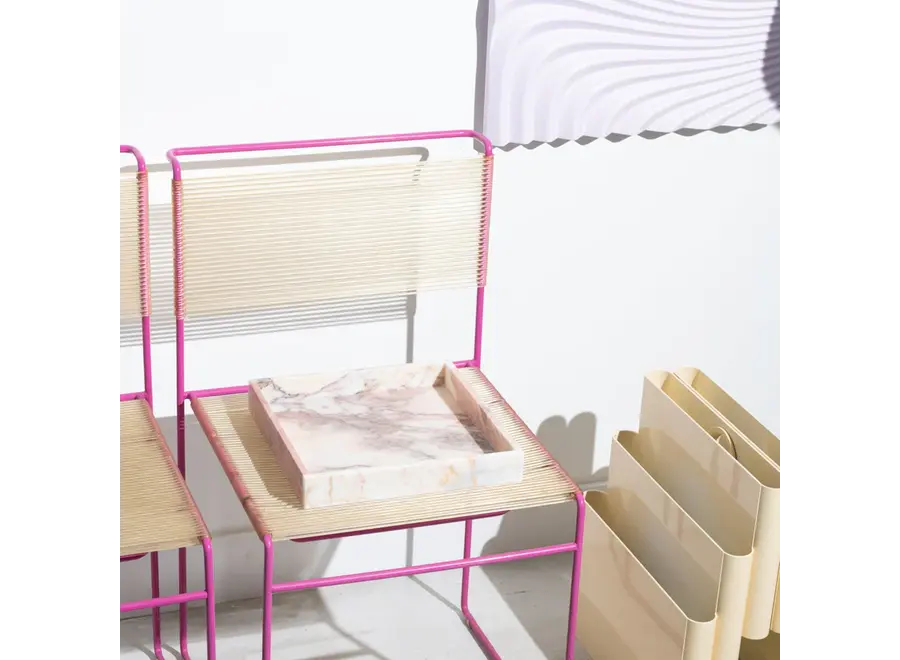 Dienblad - Square - Pink