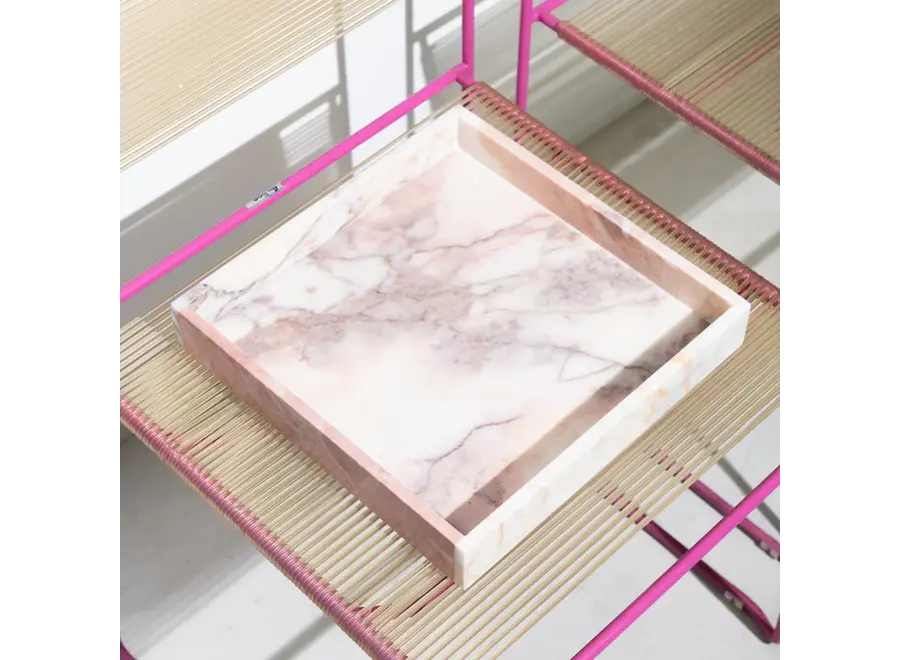 Tablett - Square - Pink