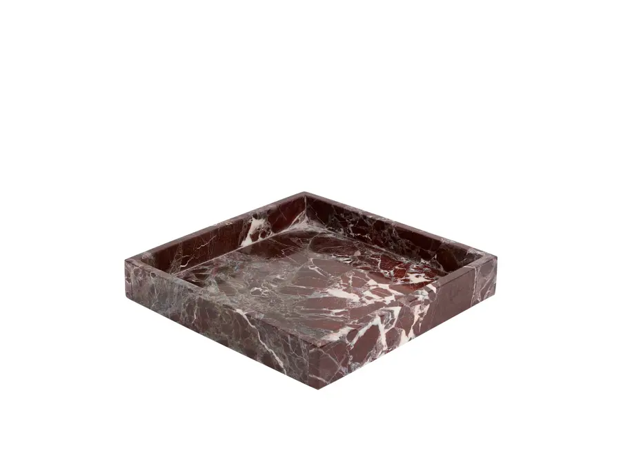 Tray - Square - Burgundy