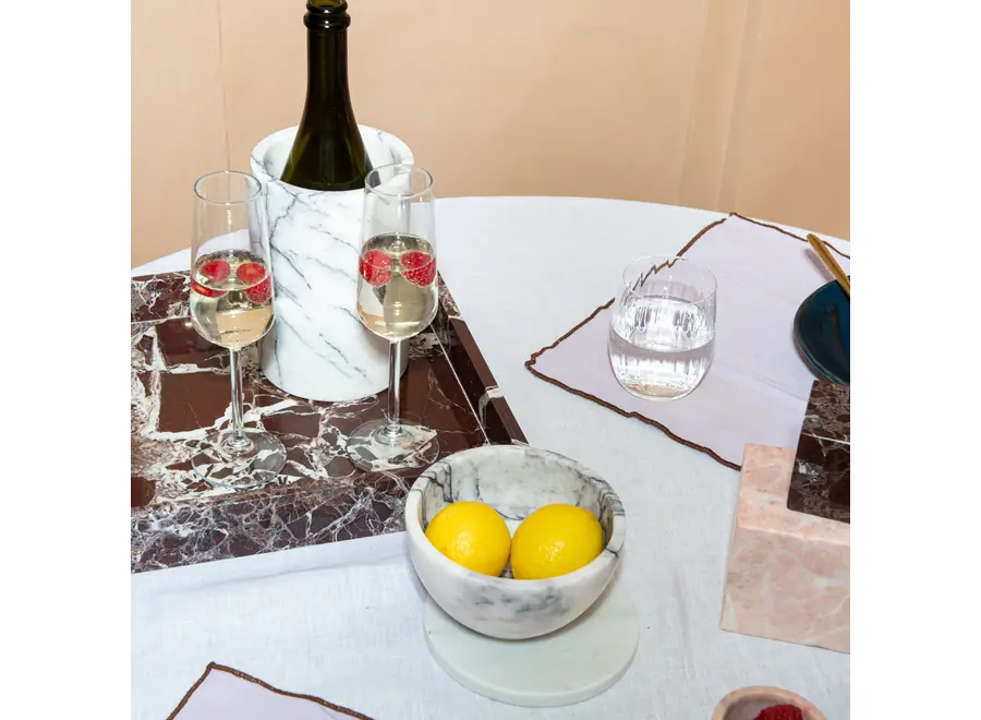 Tray - Square - Burgundy