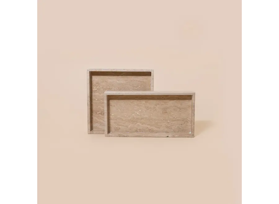 Tray - Square - Beige