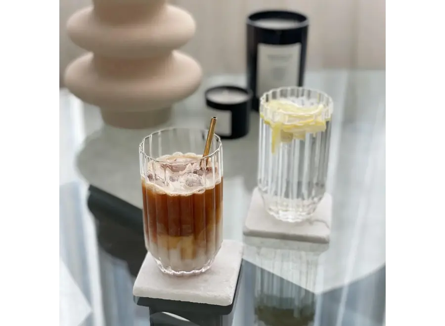 Onderzetters - Square - Set of 4 - White