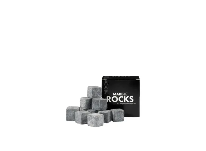 Rocks - Marble - Set of 10 - Black