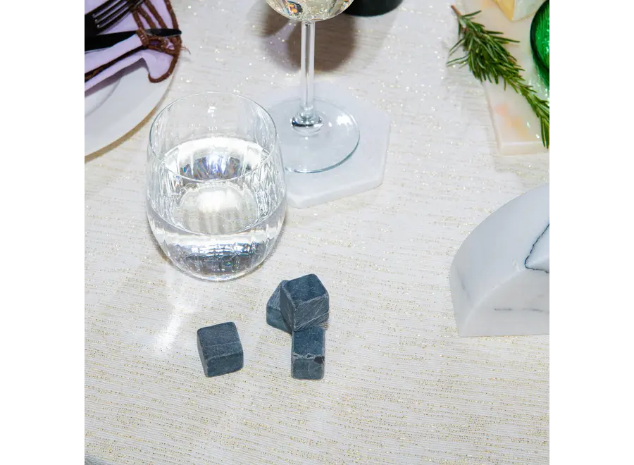 Cubes - Marble - Set of 10 - Black