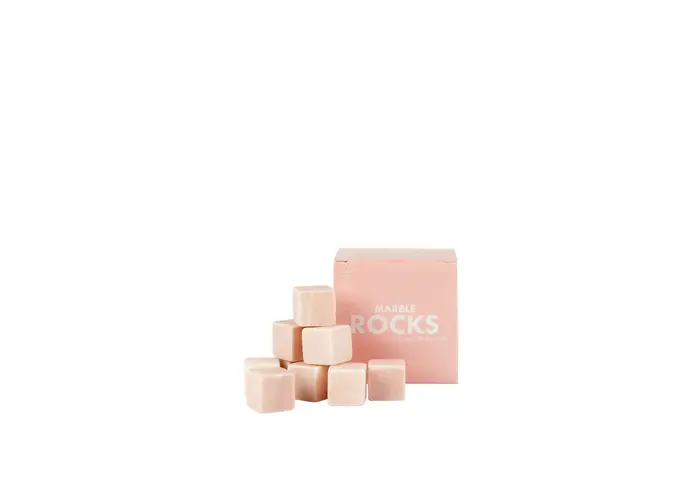 Blokjes - Marble - Set of 10 - Pink