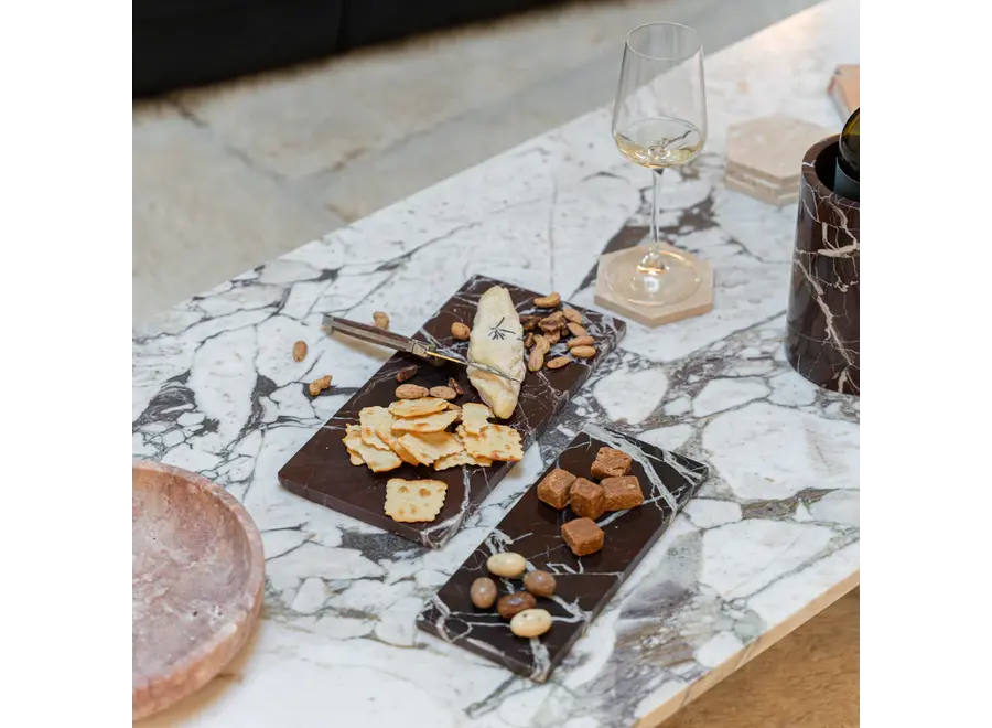 Serving board - Rectangular - S - Burgundy