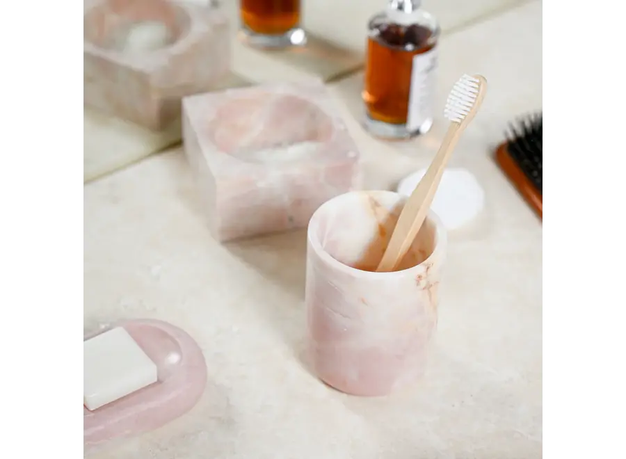 Toothbrush holder - 'Classic' - Pink