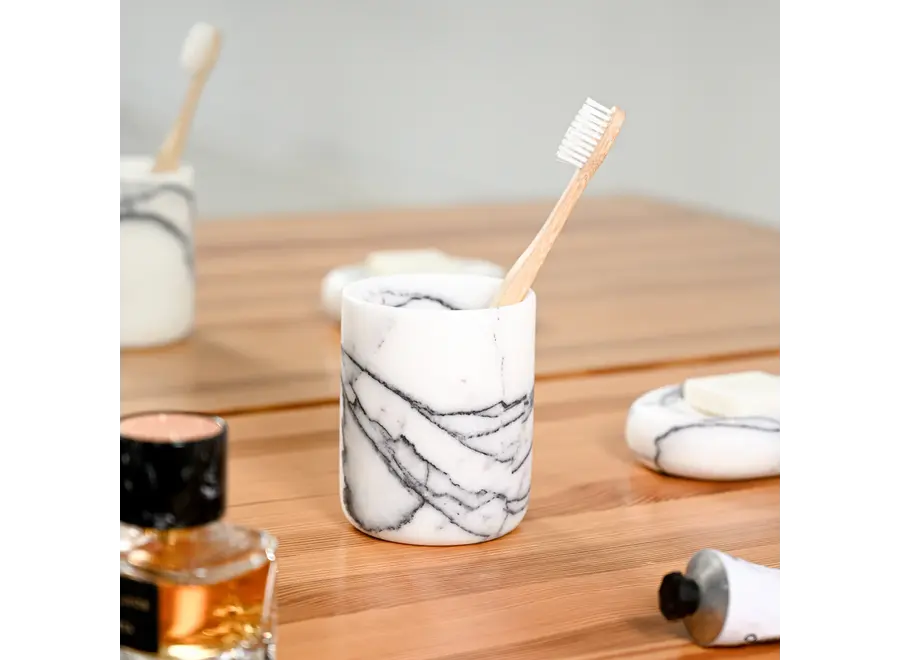 Toothbrush holder - 'Classic' - White
