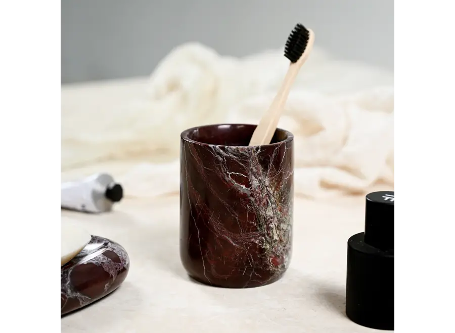 Tandenborstelhouder - 'Classic' - Burgundy
