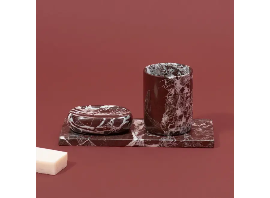 Tandenborstelhouder - 'Classic' - Burgundy