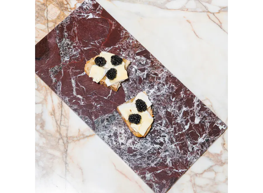 Serving board - Rectangular - M - Burgundy