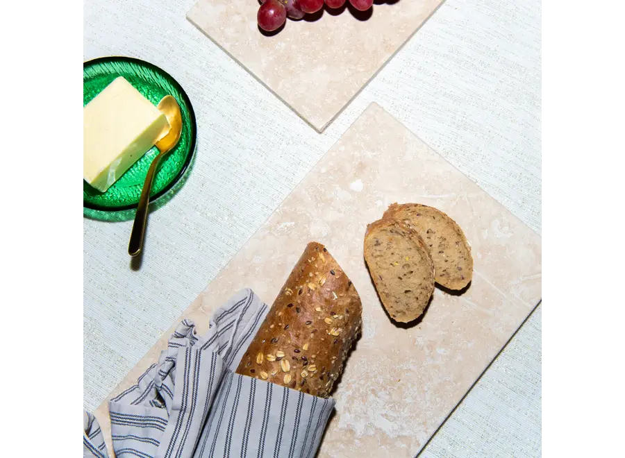 Serving board - Rectangular - M - Travertine